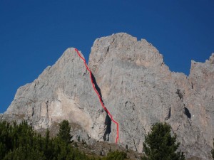 Tracciato della via sulla piccola Fermeda